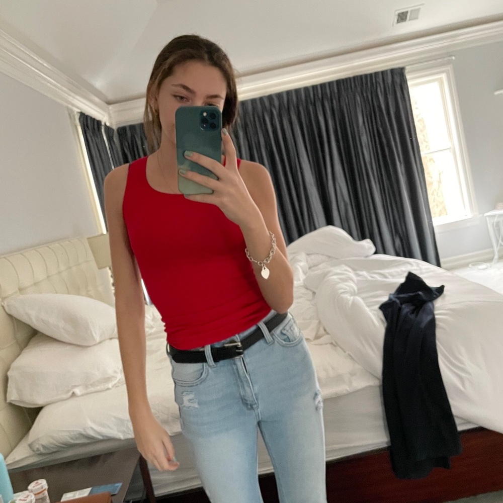 TEAM USA RED TANK TOP